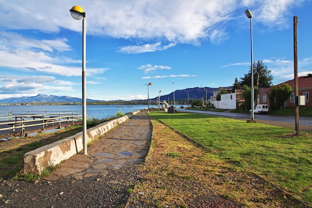 De promenade in Puerto Natales, Chili