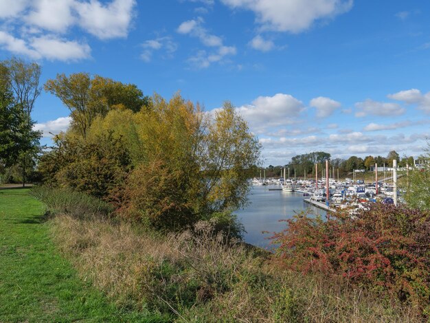 Foto de rijn bij wesel.