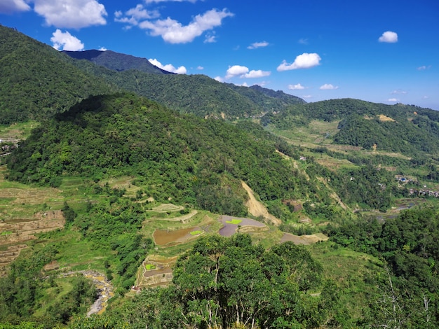 De rijstterrassen in Banaue, Filippijnen