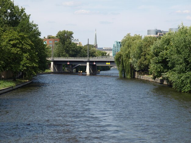 De rivier de Spree in Berlijn