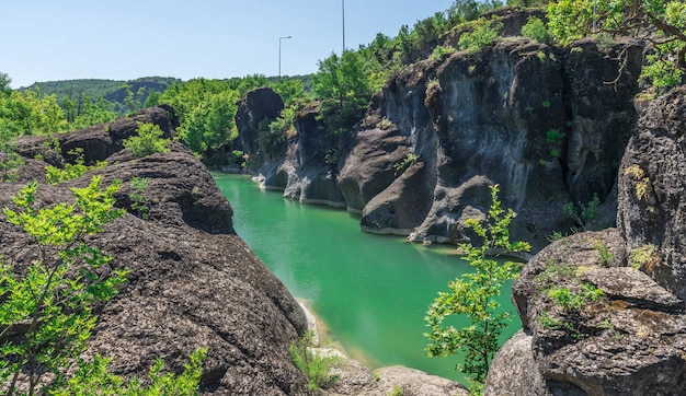 De riviercanion van Venetikos, Griekenland