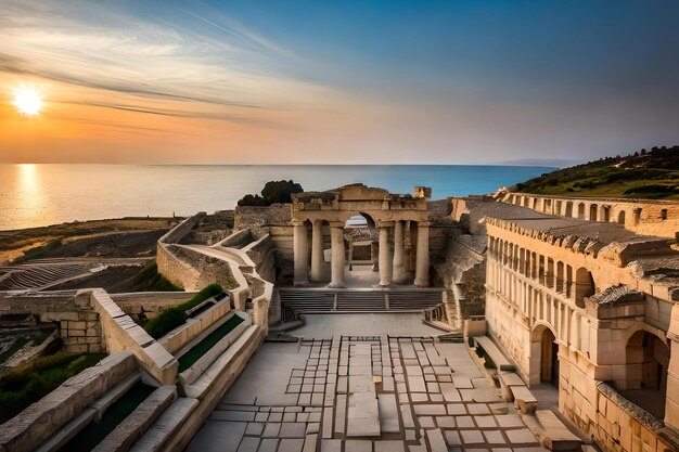 De ruïnes van de oude stad Paphos