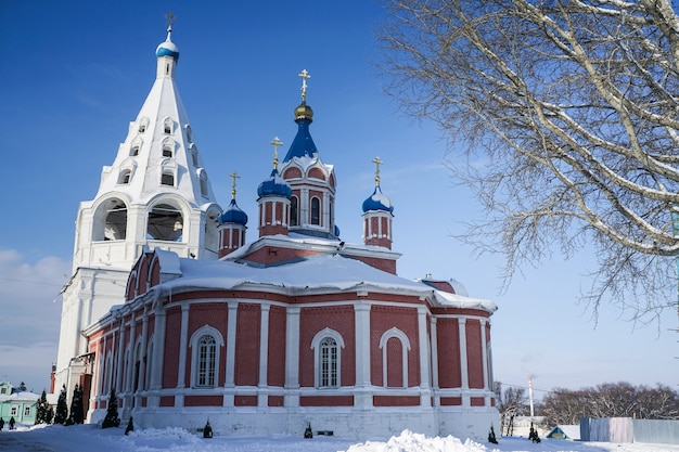 De Russische kerk van Onze-Lieve-Vrouw in Kolomna Moskou regio Rusland