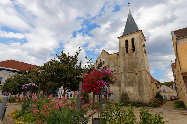 De SaintLoupdeSens-kerk in ChampssurMarne Frankrijk