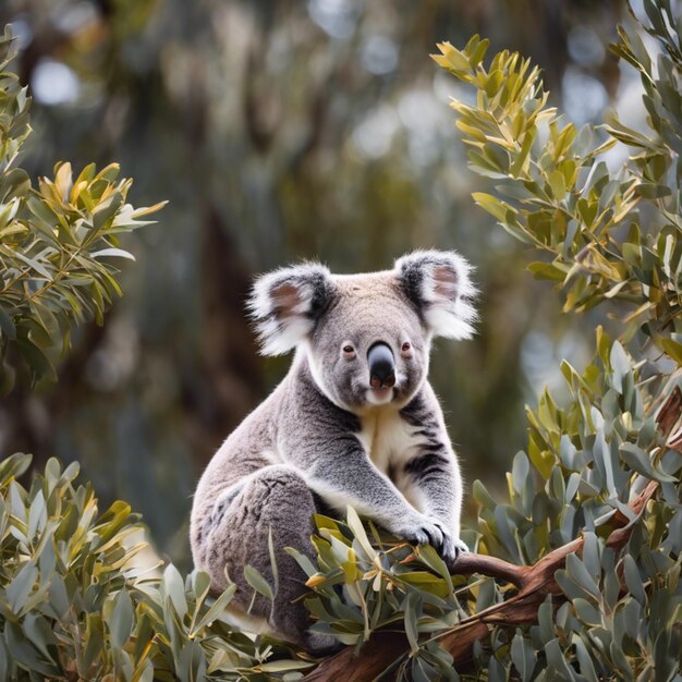 De schattige Koala Australië Iconische boom knuffelaar