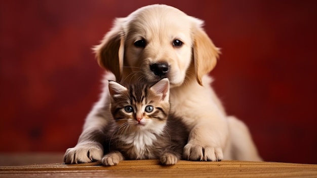 De schattige relatie tussen honden en katten die harmonieus naast elkaar kunnen bestaan