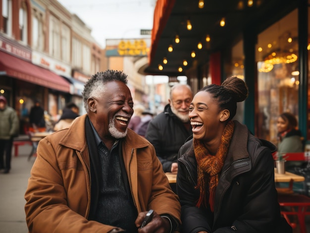 De schoonheid van het leven omarmen Een viering van diverse gelukkige individuen