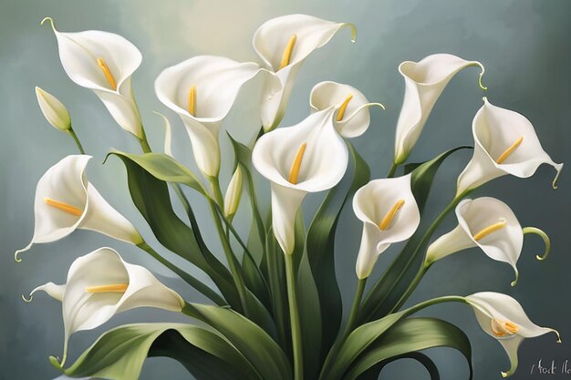 De sierlijke Calla Lily dans