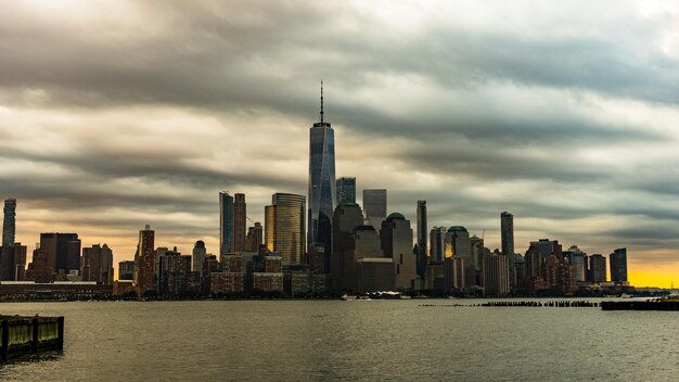 Foto de skyline van new york.