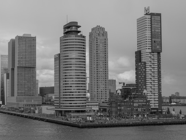 De skyline van Rotterdam