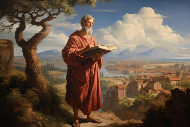 Foto de sleutel tot goddelijke kennis de apostel petrus onthult het geestelijke landschap ar 32