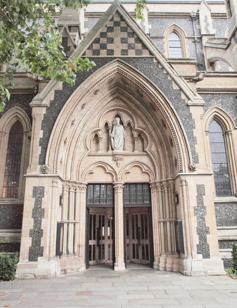 De Southwark Cathedral-kerk, South Bank, Londen, VK