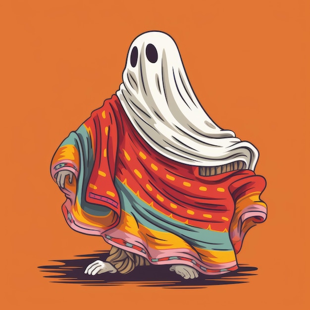 De spookachtige avonturen van de Mexicaanse deken spook cartoon