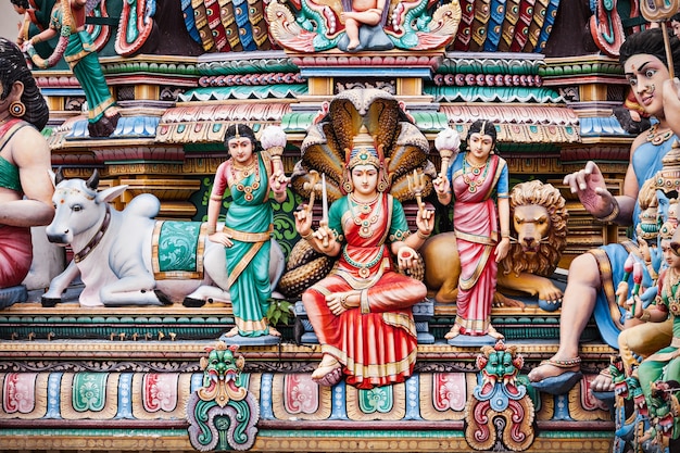 De Sri Mariamman-tempel is de oudste hindoetempel van Singapore