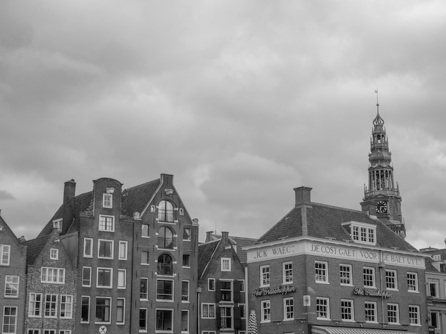 de stad Amsterdam in Nederland