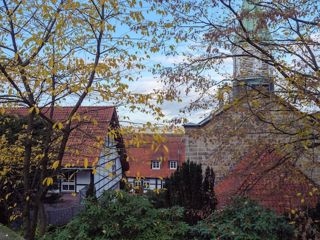 de stad Ibbenburen in Westfalen