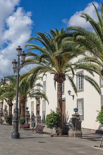 De stad Las Palmas de Gran Canaria Spanje