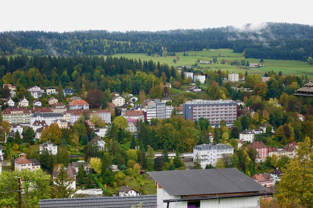 De stad Le Locle in Zwitserland