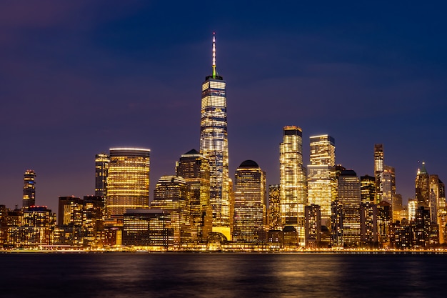 Foto de stad lower manhattan van new york