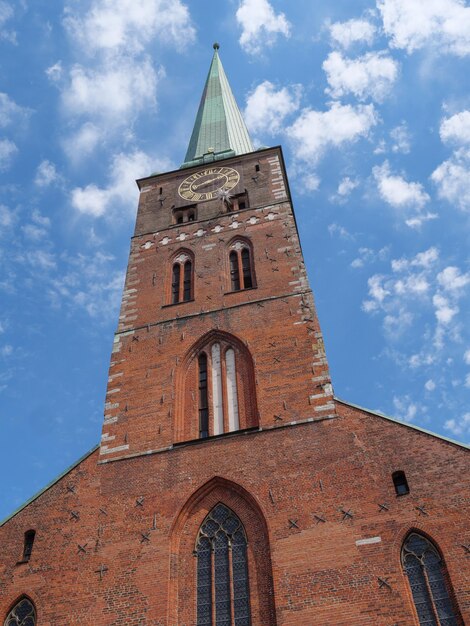 de stad Luebeck in SchlewsigHolstein aan de Oostzee