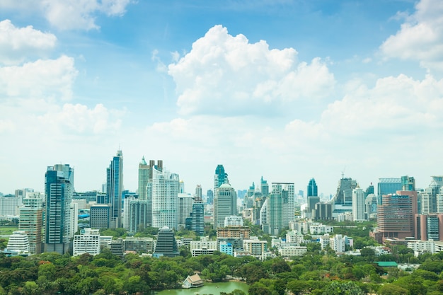 De stad van bangkok in dag.