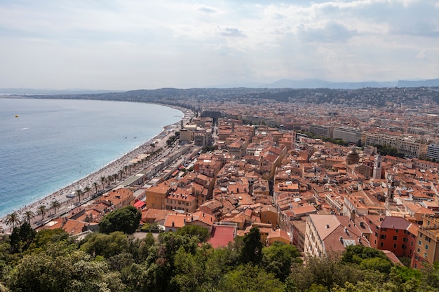 De stadsmening van Monaco in Frankrijk