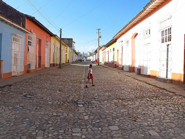 De straat in trinidad, cuba