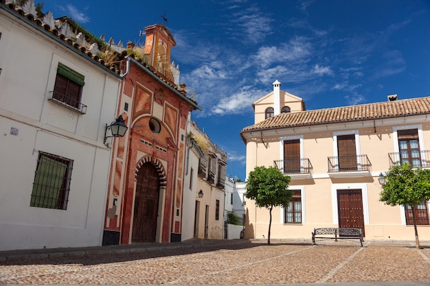 De straat van de kleine oude stad Cordoba, Spanje