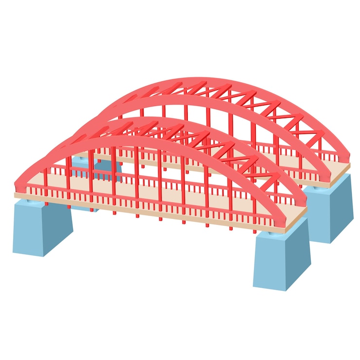 Foto de structuur van de brugverbinding