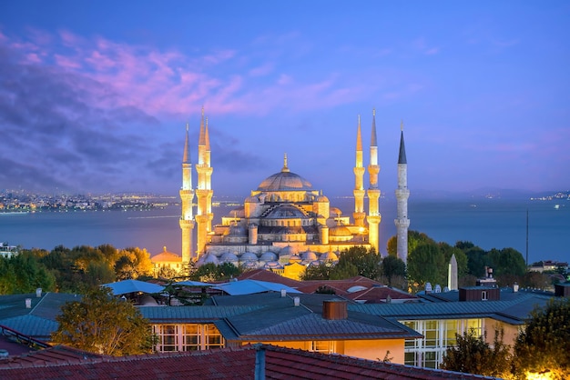 Foto de sultanahmet moskee blauwe moskee in istanbul