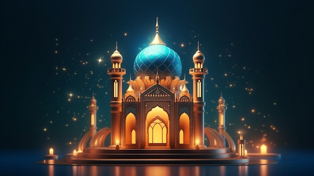 De taj mahal is een symbool van de heilige maand ramadan.