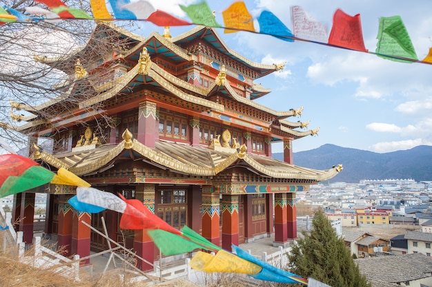 De tempel van tibet in china