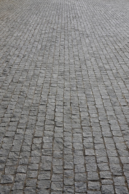 De textuur van de straatsteen (straatstenen)