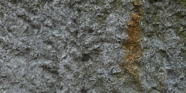 De textuur van een oude steen. Grijze oude roestige achtergrond. Horizontale banner voor ontwerp.