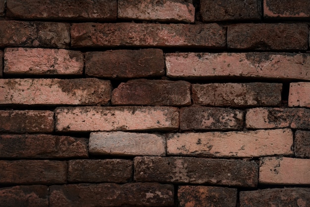 De textuur van oude baksteen oude muur
