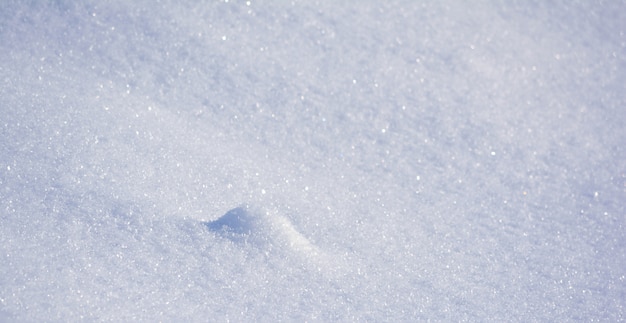 De textuur van sneeuw