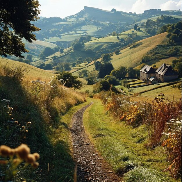 Foto de tijdloze schoonheid van de franse landschappen