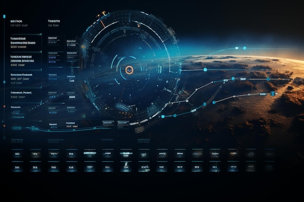 De tijdmachinesinterface met meerdere ti 00727 03