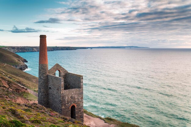 Foto de tinmijn van wheal coates in cornwall