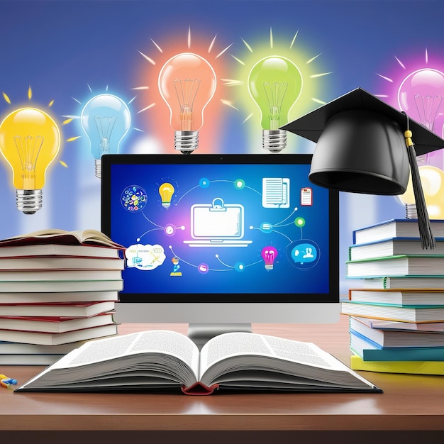 De toekomst van het leren Digitale klaslokaal en innovatie