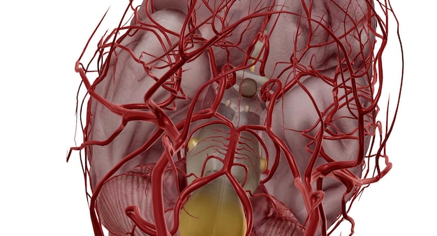 De veelhoek of cirkel van Willis is een anastomosis die bloed levert aan de hersenen en omliggende weefsels