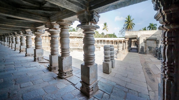 De verbazingwekkend mooie Keshava-tempel in Somnathpur, Karnataka, India