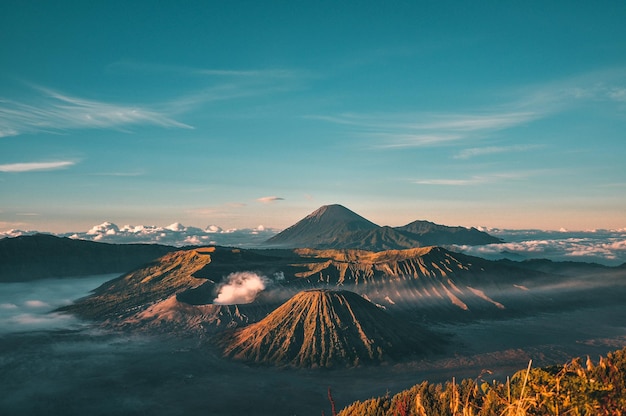 De verbazingwekkende bromo berg
