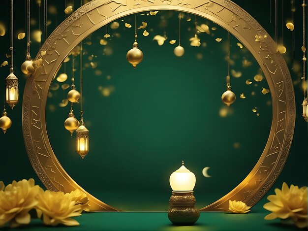 De verjaardag van de profeet Mohammed verlicht met familieverlichting Geluk en heerlijke feesten