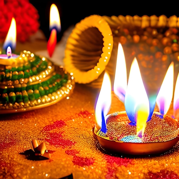 De viering van Diwali