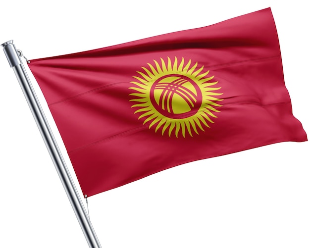De vlag van de Republiek Kazachstan