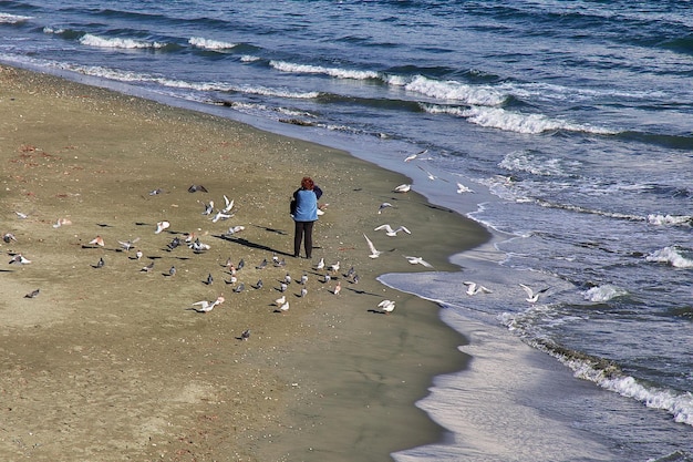 De waterkant in Limassol, Cyprus