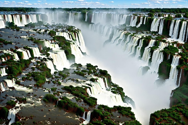 De watervallen van iguazu zijn een natuurwonder