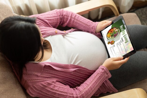 De website Healthy Living biedt informatie over gezonde recepten.