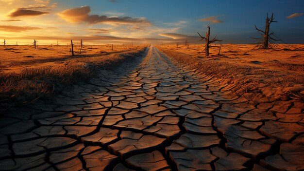 Foto de weg naar nergens